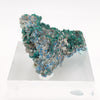 Druzy Quartz coated Dioptase over Shattuckite spheres in Quartz