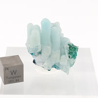 Ray Mine Chrysocolla Stalactites coated with Quartz