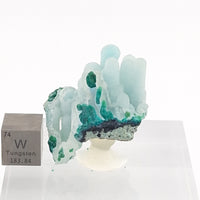 Ray Mine Chrysocolla Stalactites coated with Quartz