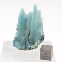 Ray Mine Chrysocolla Stalactites coated with Quartz