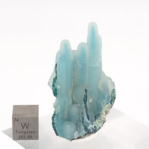 Ray Mine Chrysocolla Stalactites coated with Quartz