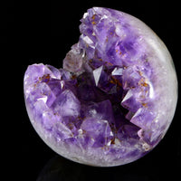 Amethyst with Hematite sprays Sphere