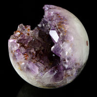 Amethyst with Hematite sprays Sphere