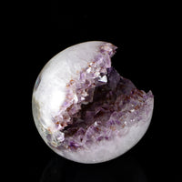 Amethyst with Hematite sprays Sphere