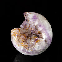 Amethyst with Hematite sprays Sphere