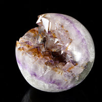 Amethyst with Hematite sprays Sphere