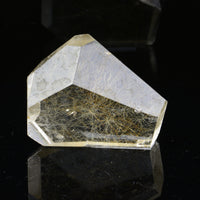 Faceted Rutilated Quartz Freeform 019