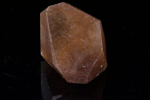 Faceted Rutilated Quartz Freeform 008