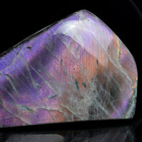 Huge Purple Labradorite full face flash