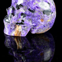 Charoite Skulls